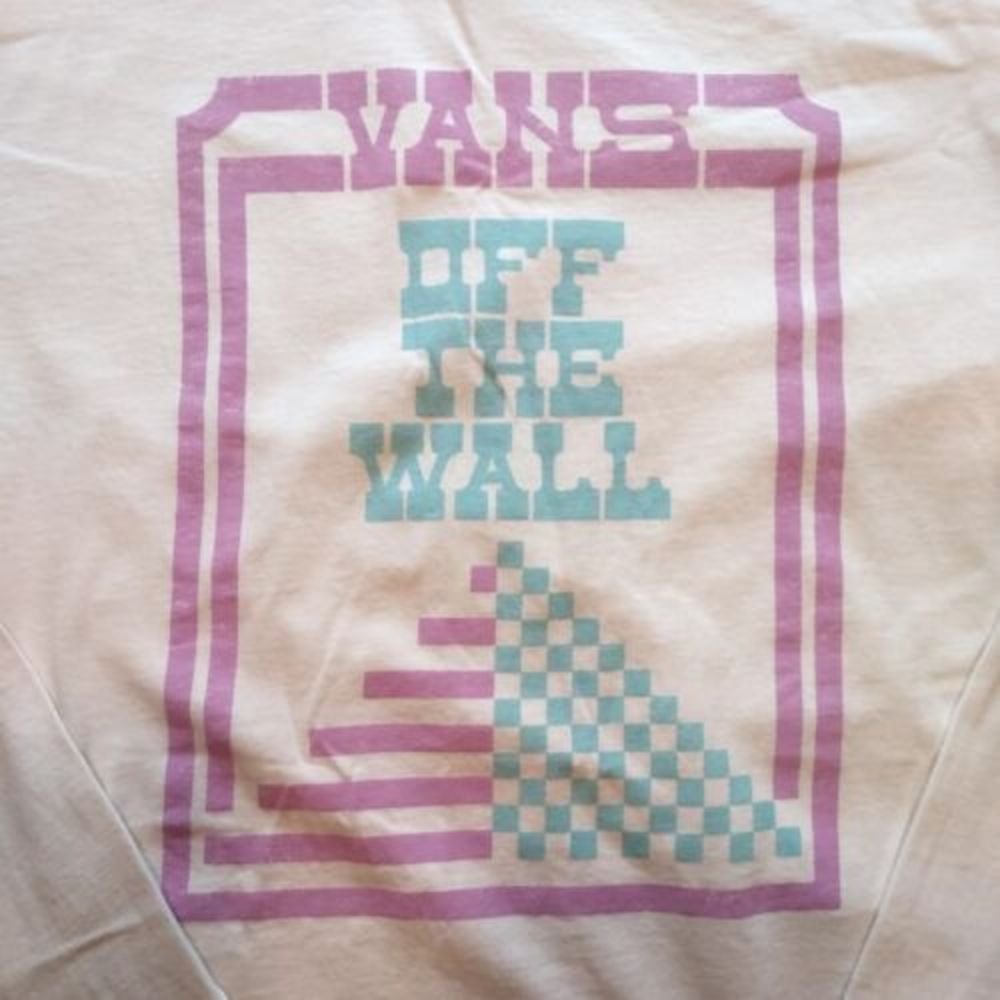 VANS Off The Wall Classic Cotton Long Sleeve Shirt Women's Medium